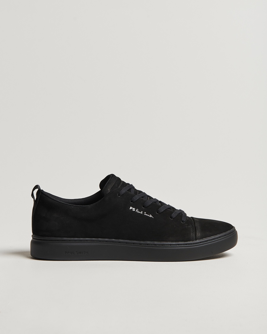 Heren | PS Paul Smith | PS Paul Smith | Lee Cap Toe Suede Sneaker Black