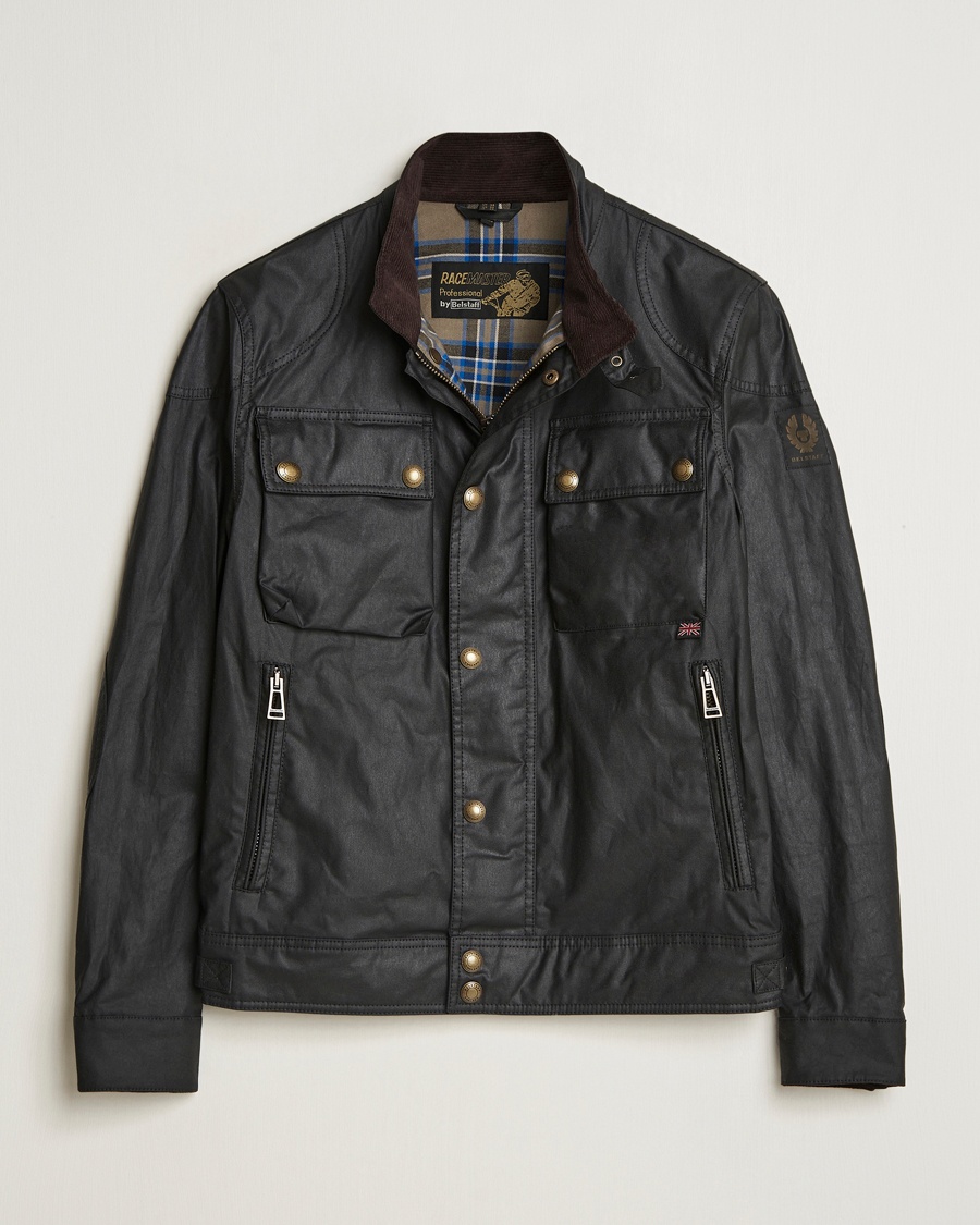 Belstaff Racemaster Waxed Jacket Black – Zwart