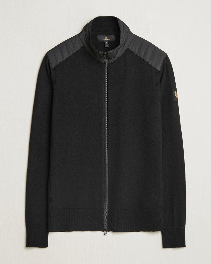 Belstaff Kelby Zip Cardigan Black – Zwart