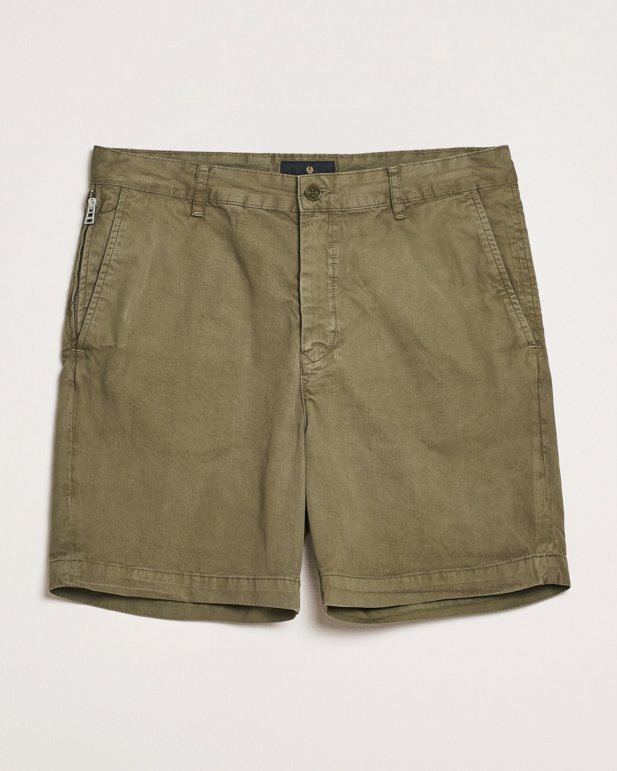 Heren | Belstaff | Belstaff | Rally Cotton Shorts Surplus Green