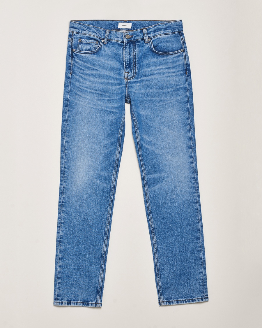 NN07 Tony Slim Fit Stretch Jeans Light Blue – Blauw
