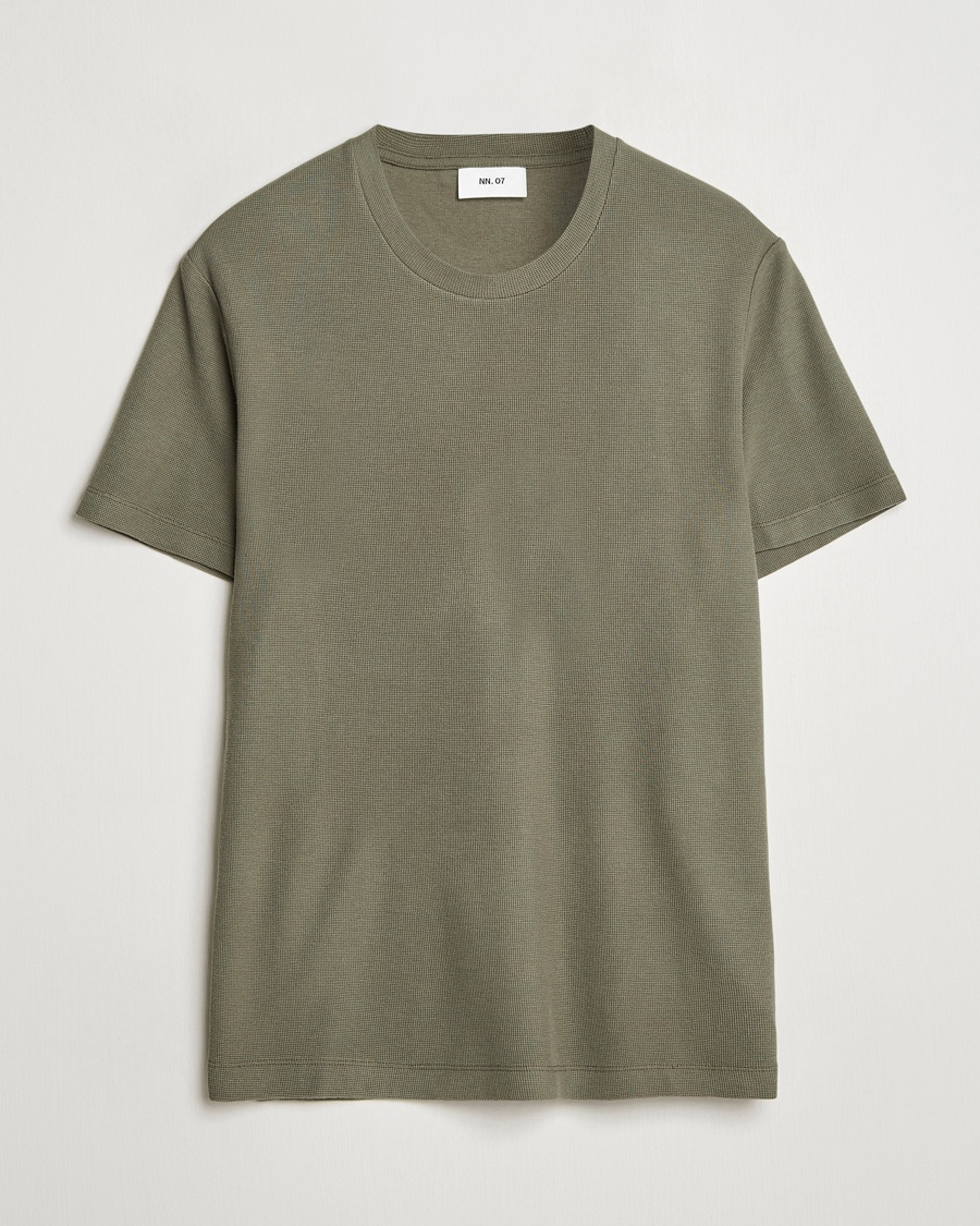 NN07 Clive Crew Neck T-Shirt Capers Green – Groen