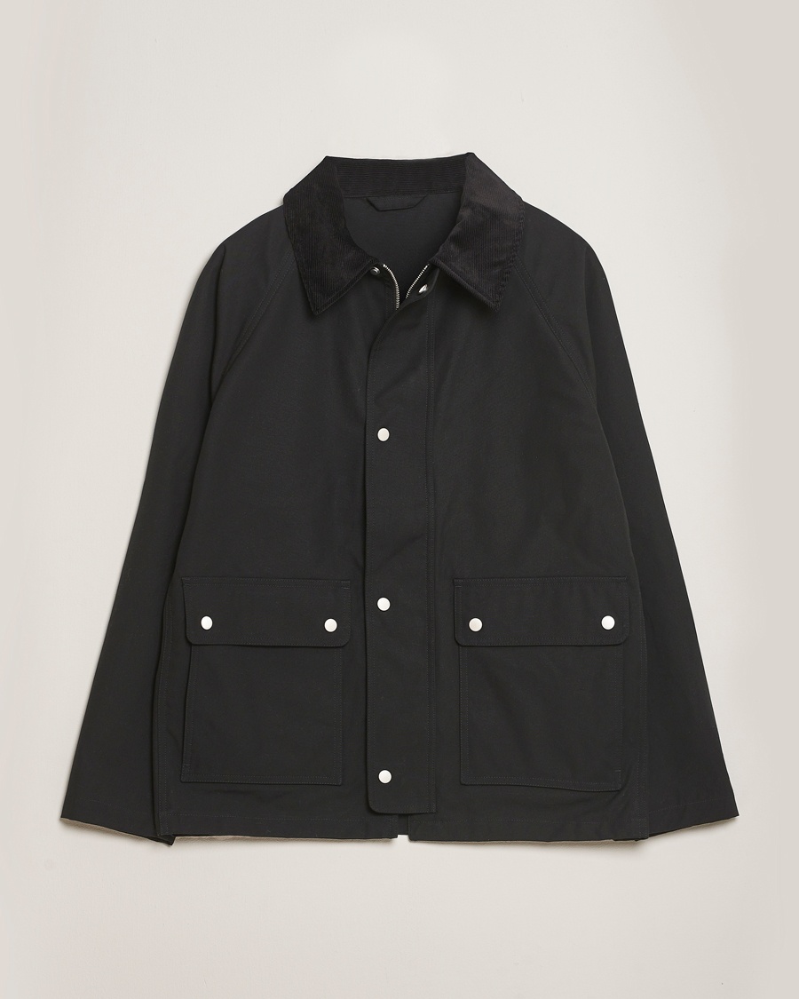 NN07 Glenn Brittish Millrain Jacket Black – Zwart