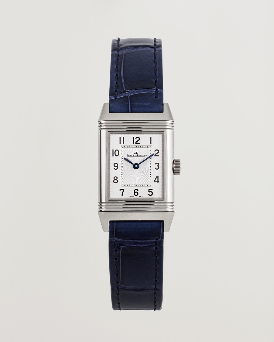 Jaeger-LeCoultre Pre-Owned Reverso Classic Monoface Blue – Zilver