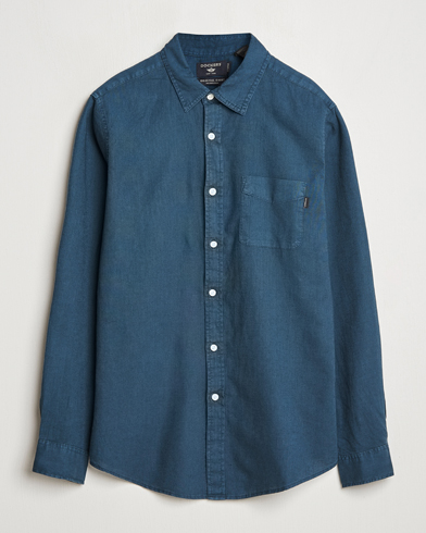 Heren | Overhemden | Dockers | Slim Linen/Cotton Shirt Stratified Sea