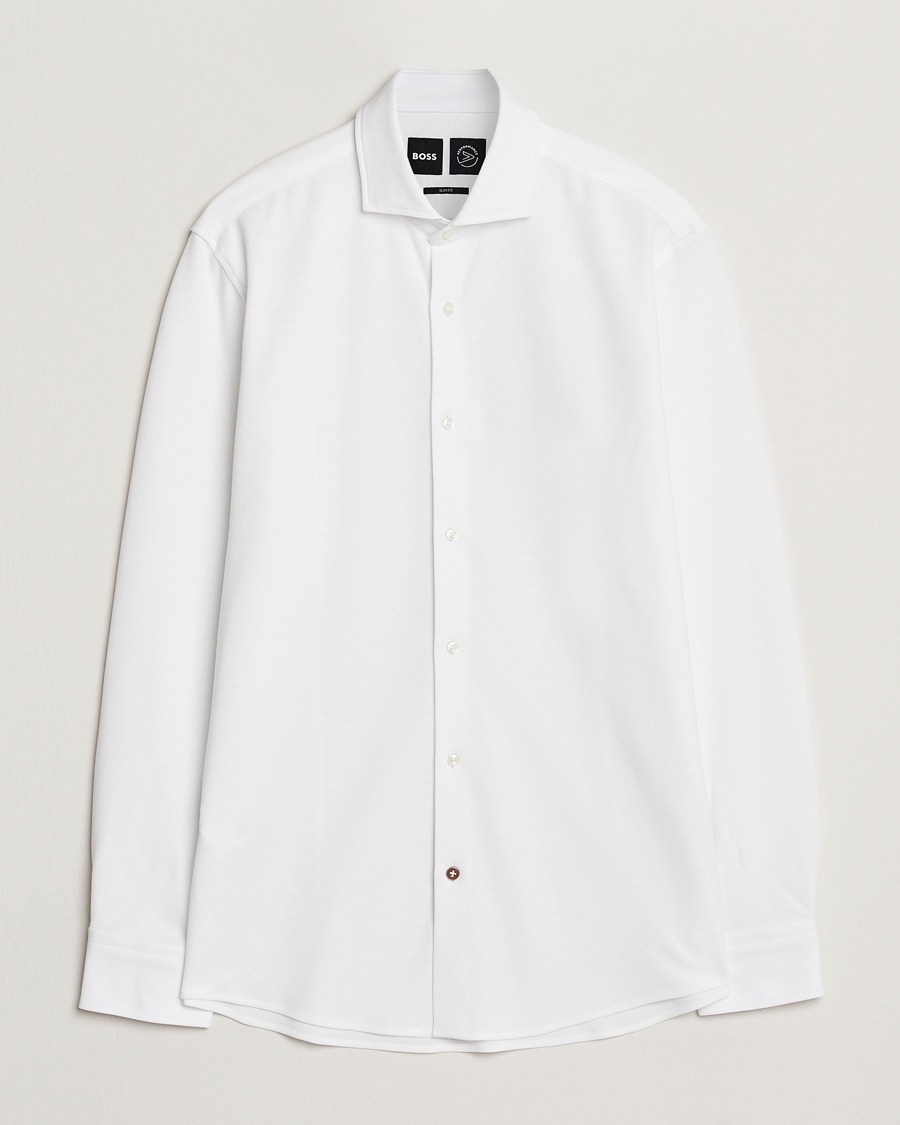 Heren | Overhemden | BOSS BLACK | Hank Structured Shirt White