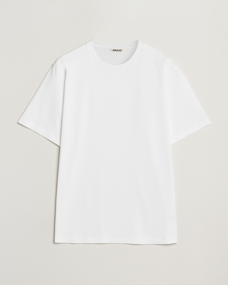 Auralee Luster Plating T-Shirt White – Wit
