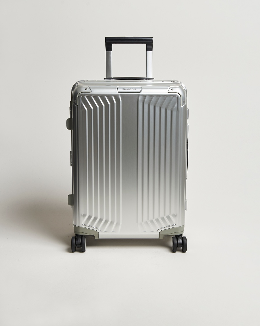 Samsonite Lite-Box Alu Spinner Carry-On Aluminium – Zilver