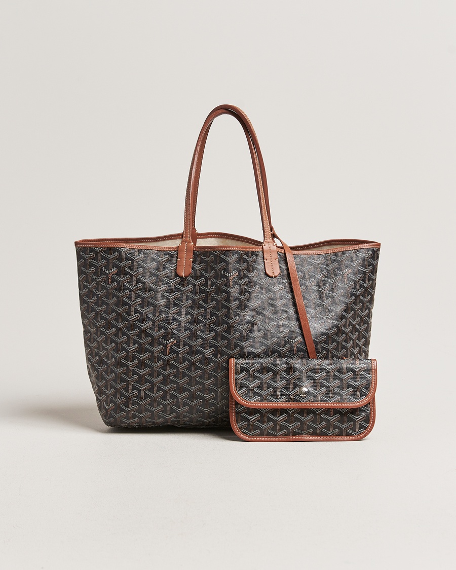 Heren | | Goyard Pre-Owned | Saint Louis PM Coated Canvas Tote Bag Brown