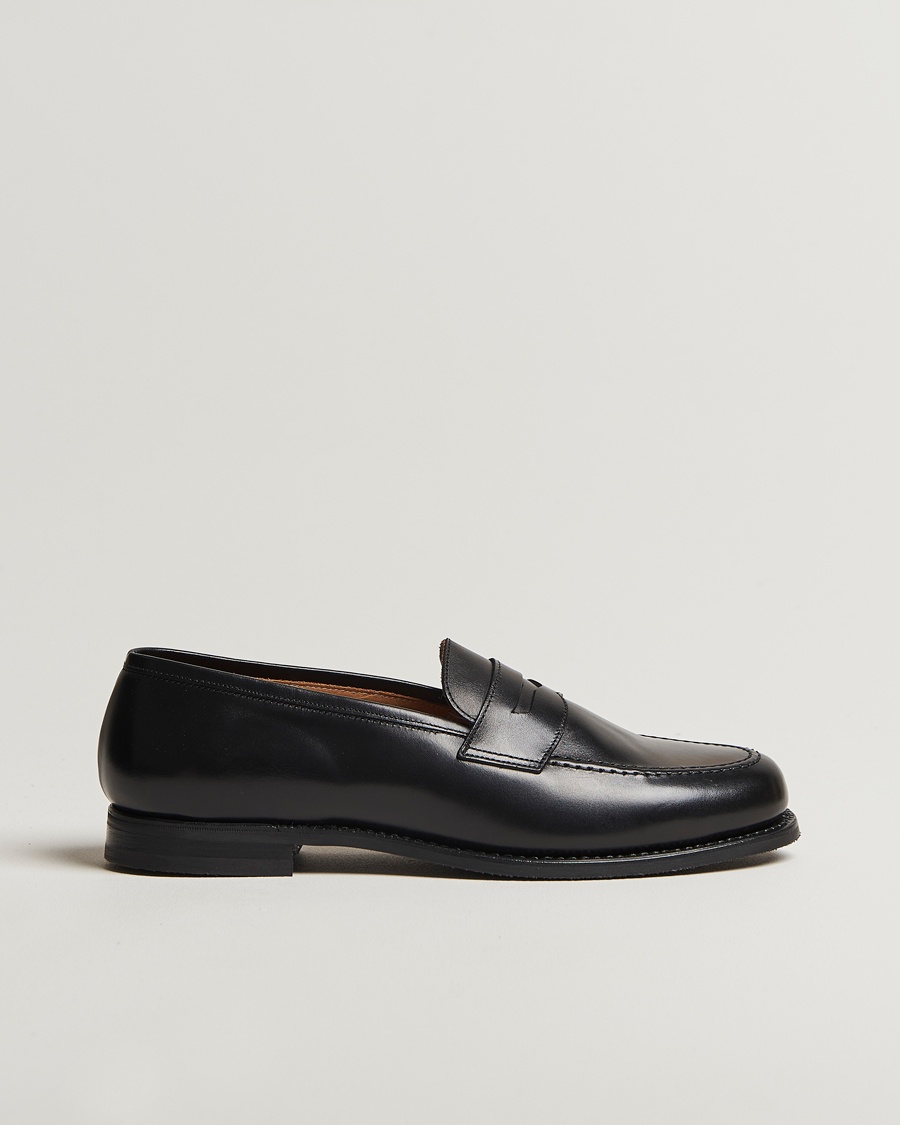 Heren | Handgemaakte schoenen | Myrqvist | Stenhammar II Loafer Black Calf