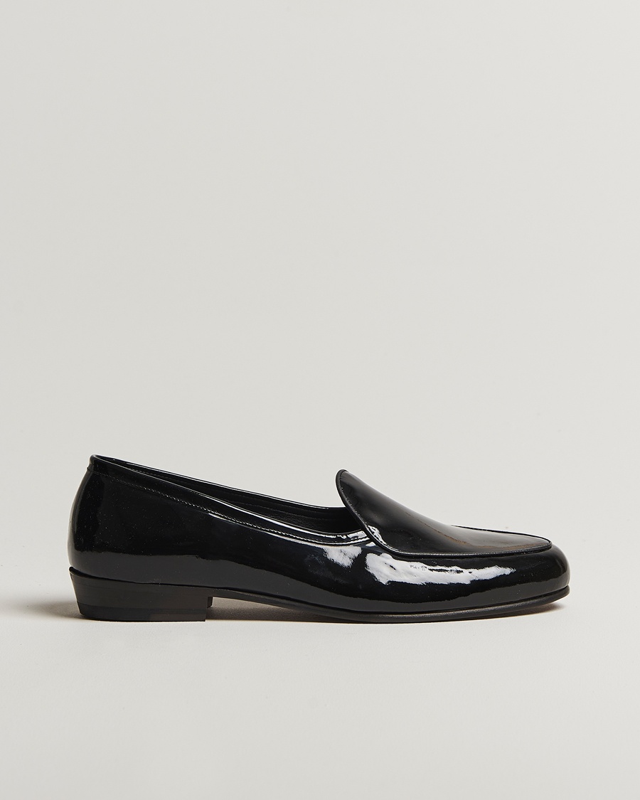 Myrqvist Ängby Patent Loafer Black – Zwart
