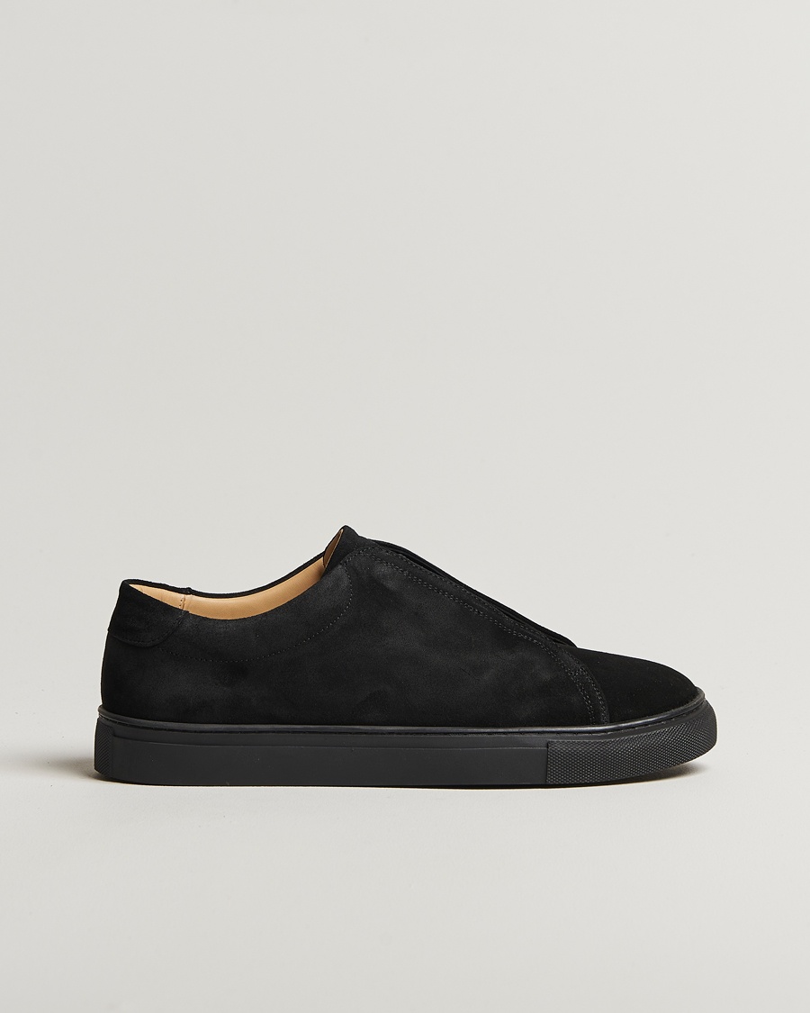 Myrqvist Alnö Sneakers Black Suede – Zwart