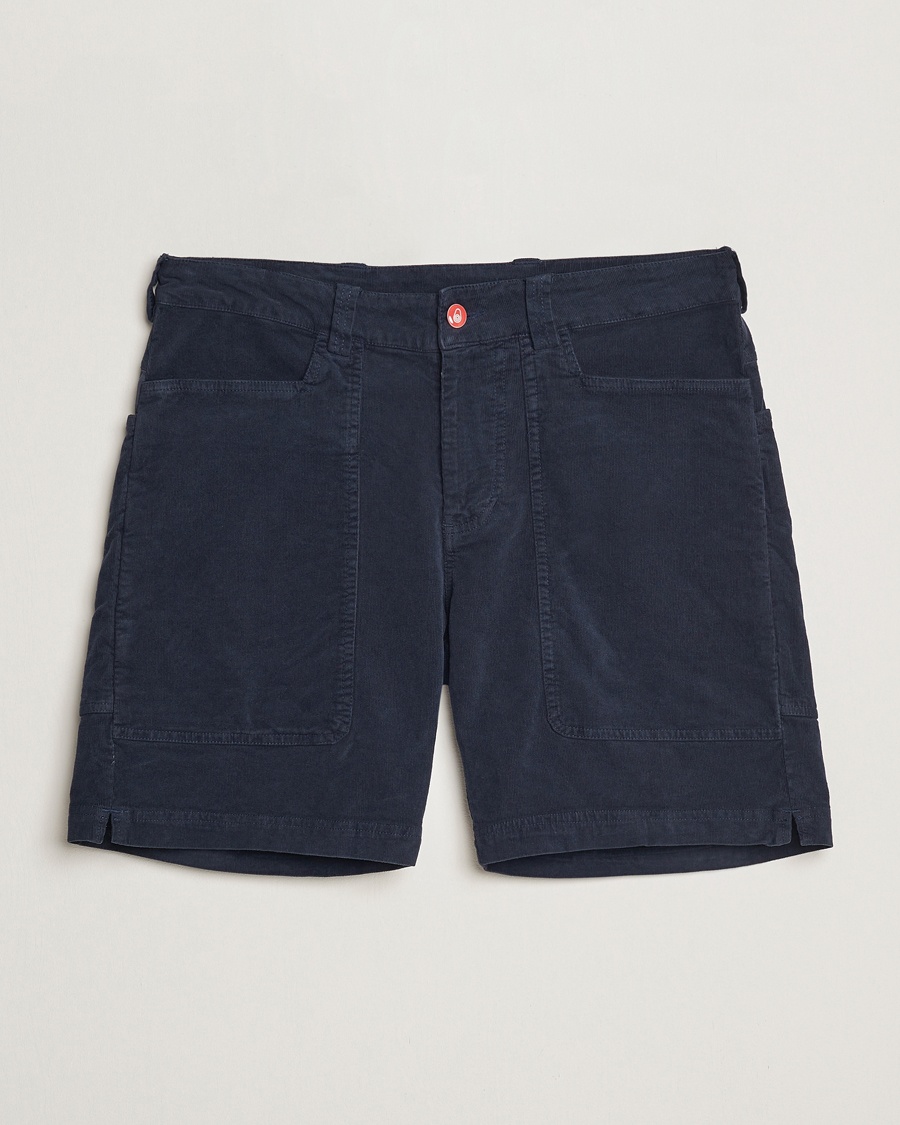 Sail Racing Grinder Corduroy Shorts Dark Navy – Blauw