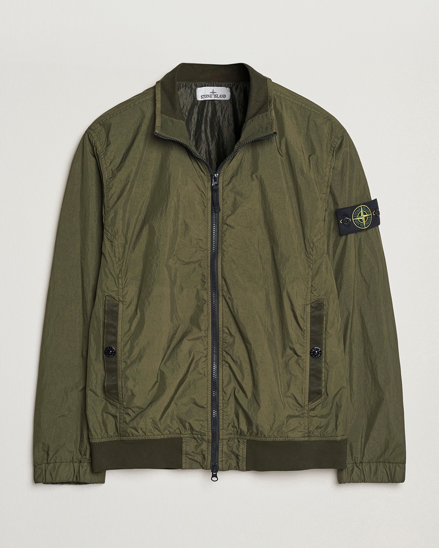 Heren | Jassen | Stone Island | Crinkle Reps Short Jacket Military Green