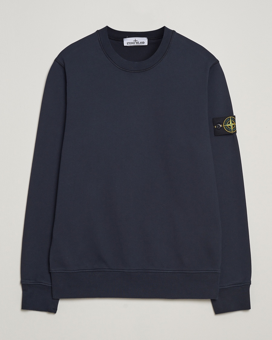 Heren | | Stone Island | Garment Dyed Fleece Sweatshirt Navy Blue