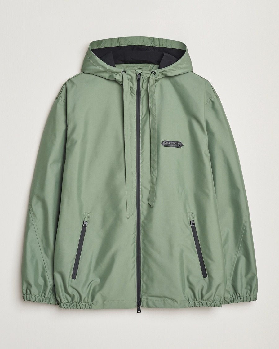 Heren | Functionele jassen | Lanvin | Hooded Windbreaker Sage Green