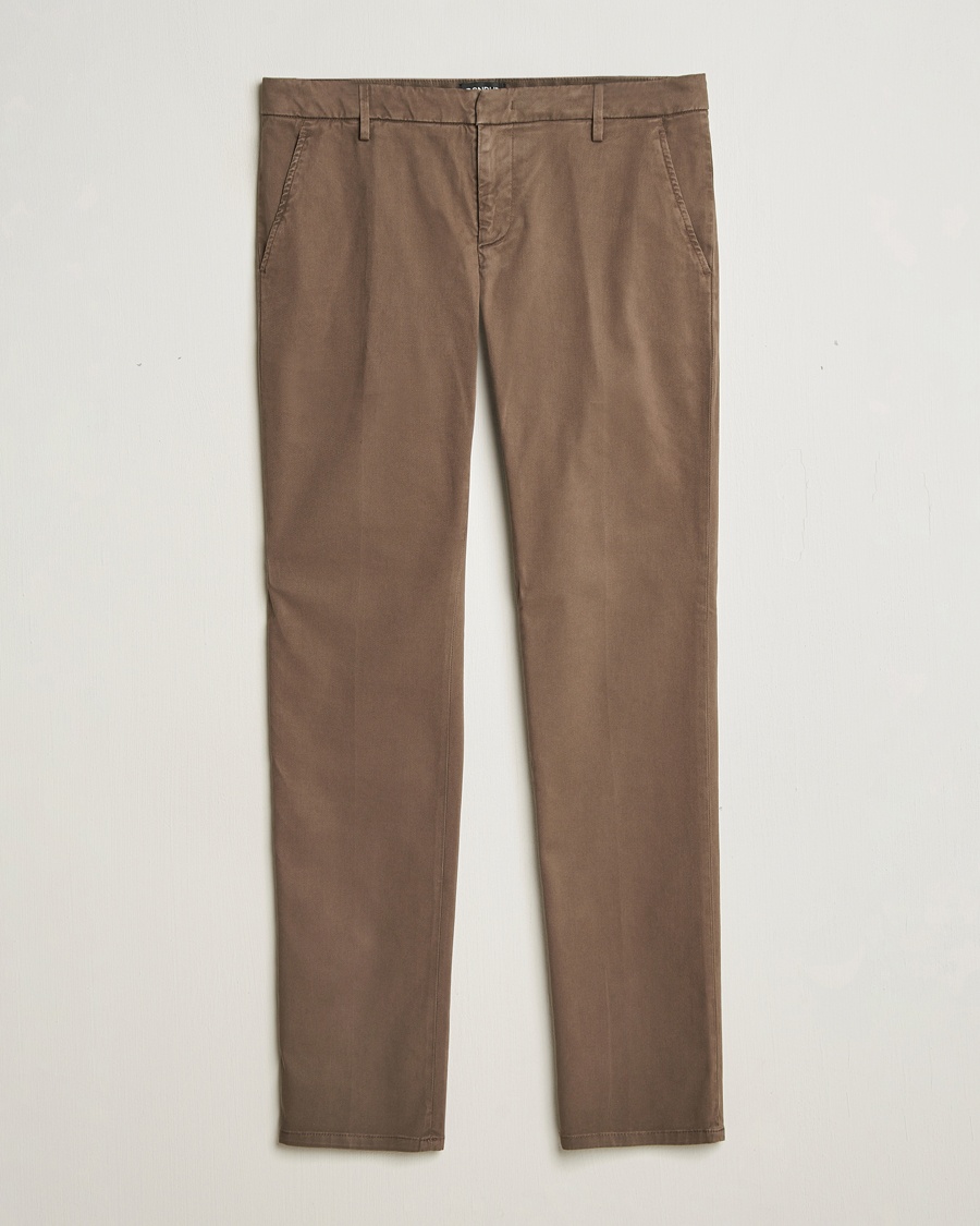 Heren | Dondup | Dondup | Spiritisimo Peached Gabardine Chino Brown