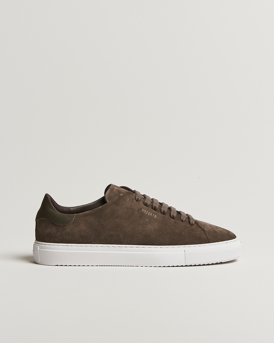 Heren | | Axel Arigato | Clean 90 Suede Sneaker Dark Brown