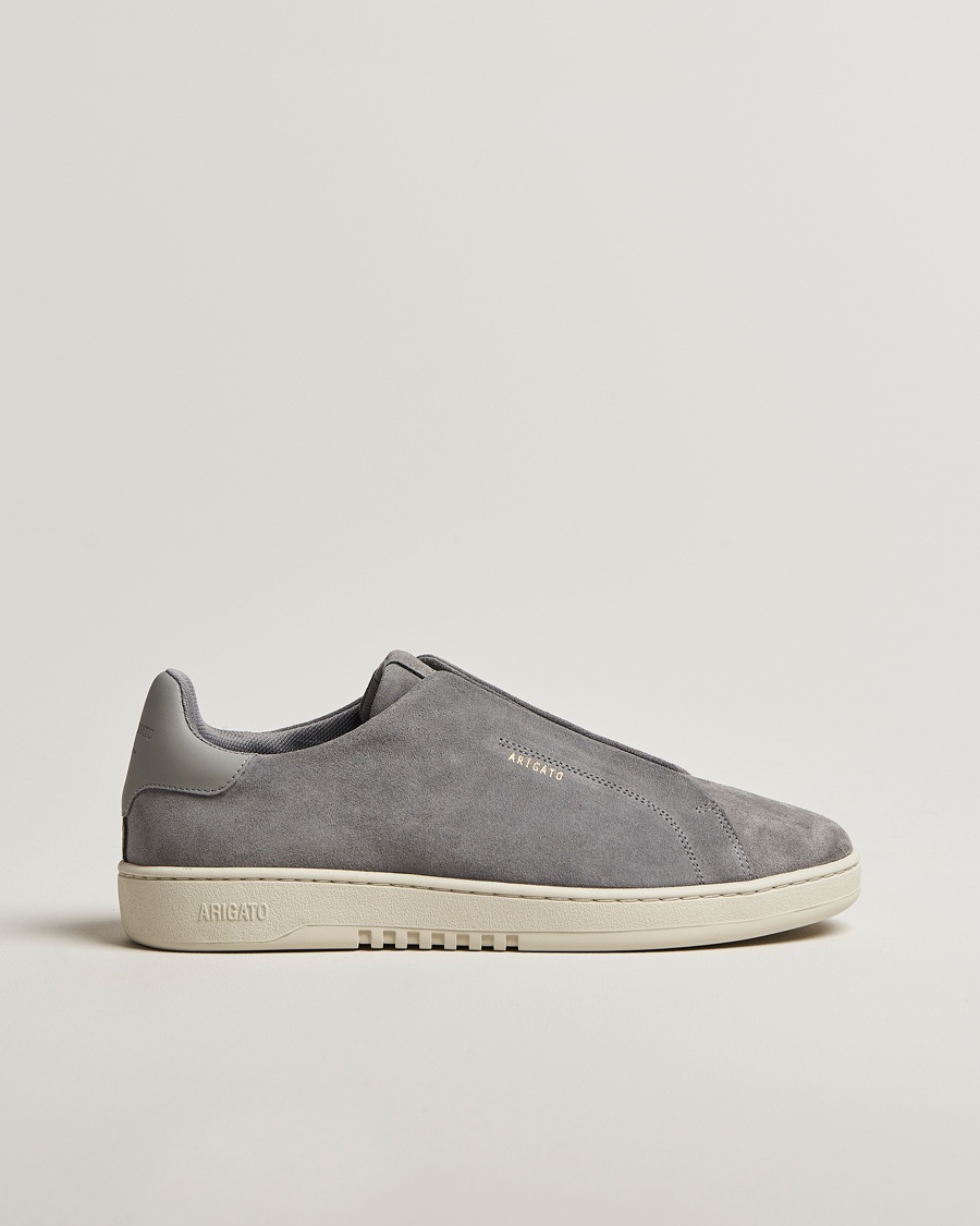 Axel Arigato Dice Laceless Sneaker Dark Grey Suede – Grijs