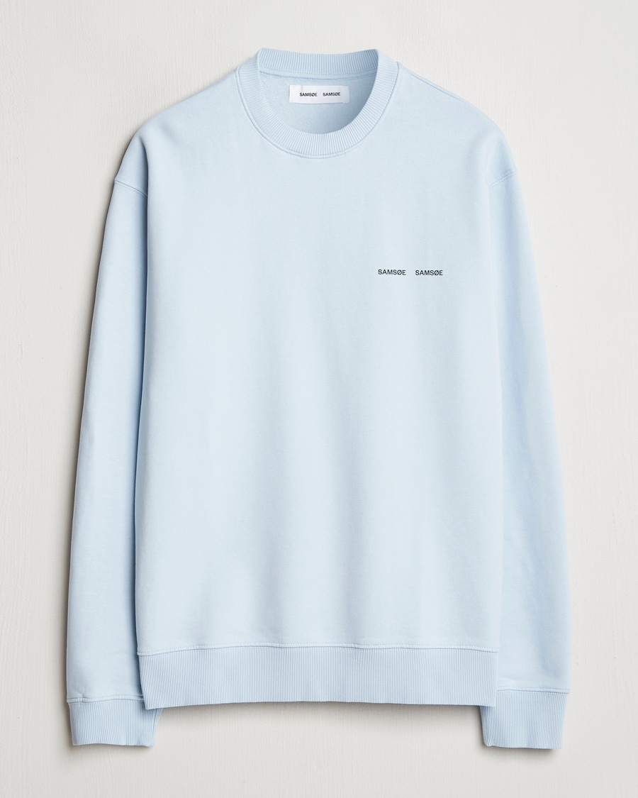 Heren | Business & Beyond | Samsøe Samsøe | Norsbro Crew Neck Sweatshirt Skyway