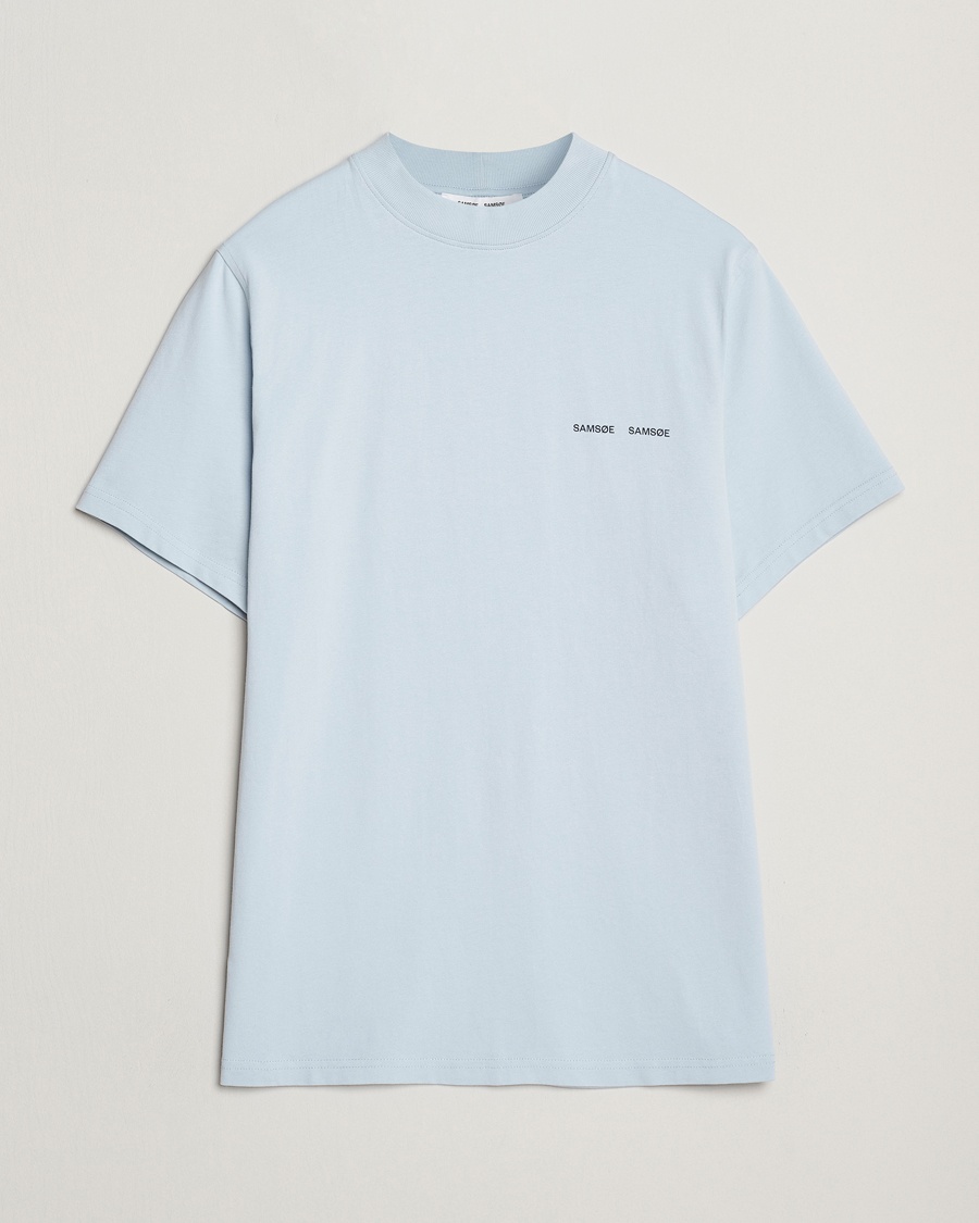 Heren | Business & Beyond | Samsøe Samsøe | Norsbro Organic Cotton T-Shirt Skyway