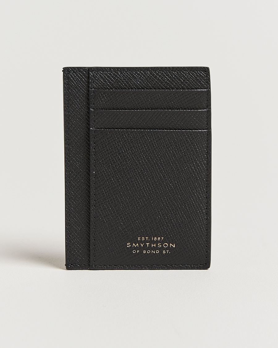 Smythson Panama 773 Cardholder Black – Zwart