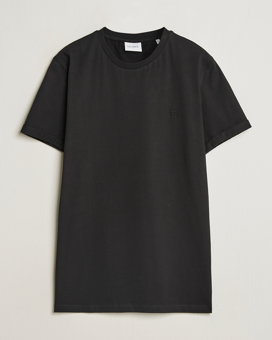 Heren | | LES DEUX | Nørregaard Tonal T-Shirt Black