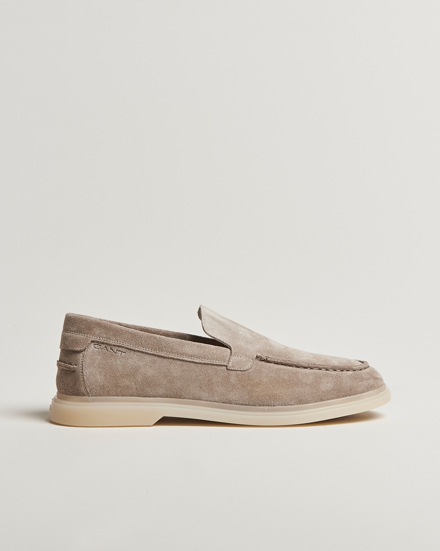 Heren | GANT | GANT | Boery Suede Loafer Taupe