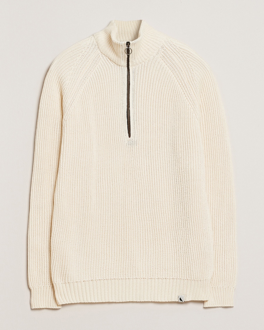 Peregrine Felix Quarter Zip Jumper White – Wit