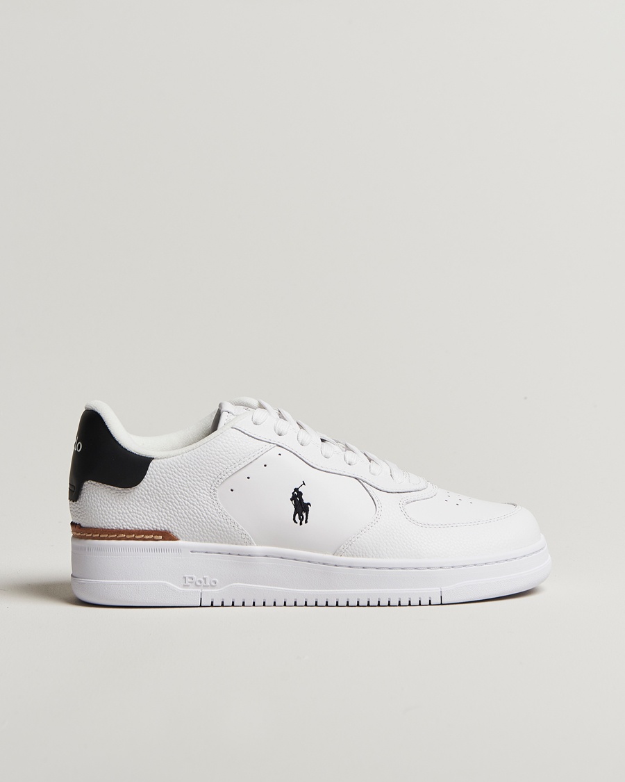 Heren | Preppy Authentic | Polo Ralph Lauren | Masters Court Sneaker White/Black