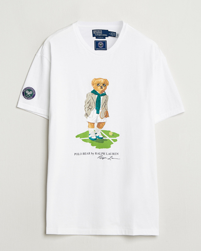 Heren | | Polo Ralph Lauren | Wimbledon Bear T-Shirt Ceramic White