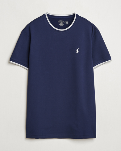 Polo Ralph Lauren Mesh Polo Tee Newport Navy – Blauw