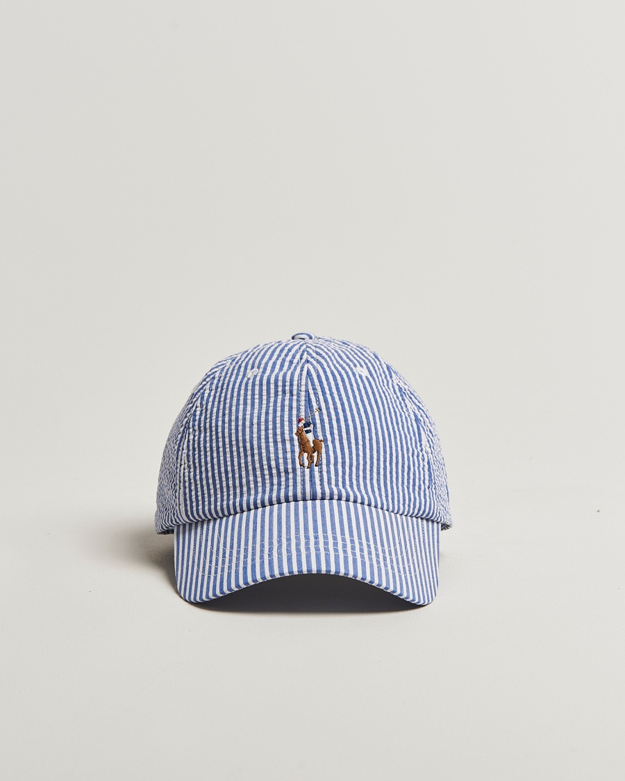 Polo Ralph Lauren Polo Ralph LaurenSeersucker CapCruise Royal – Blauw