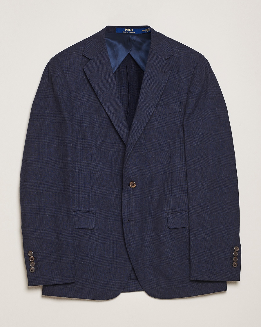 Heren | | Polo Ralph Lauren | Tonal Glenplaid Sportcoat Dark Navy/Navy