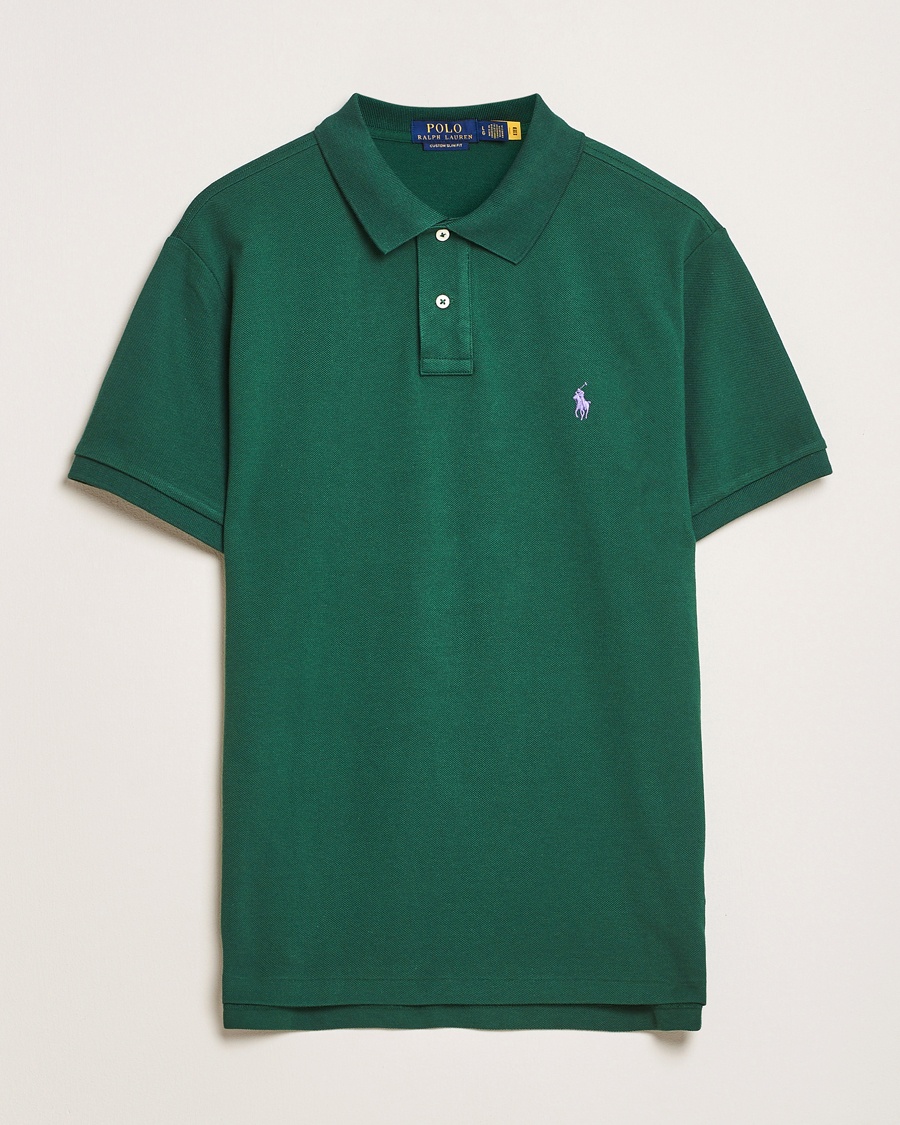 Polo Ralph Lauren Custom Slim Fit Polo New Forest – Groen