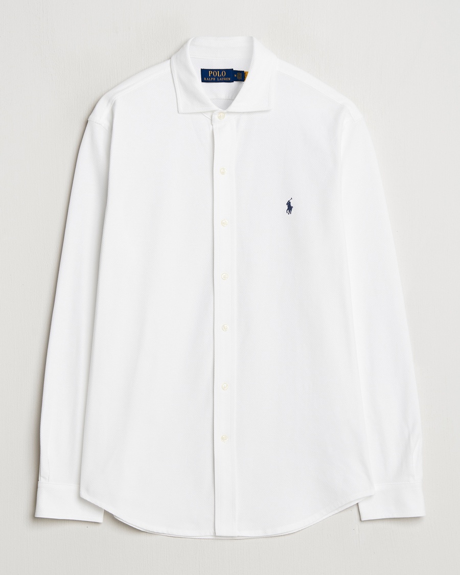 Heren | Polo Ralph Lauren | Polo Ralph Lauren | Cotton Long Sleeve Shirt White