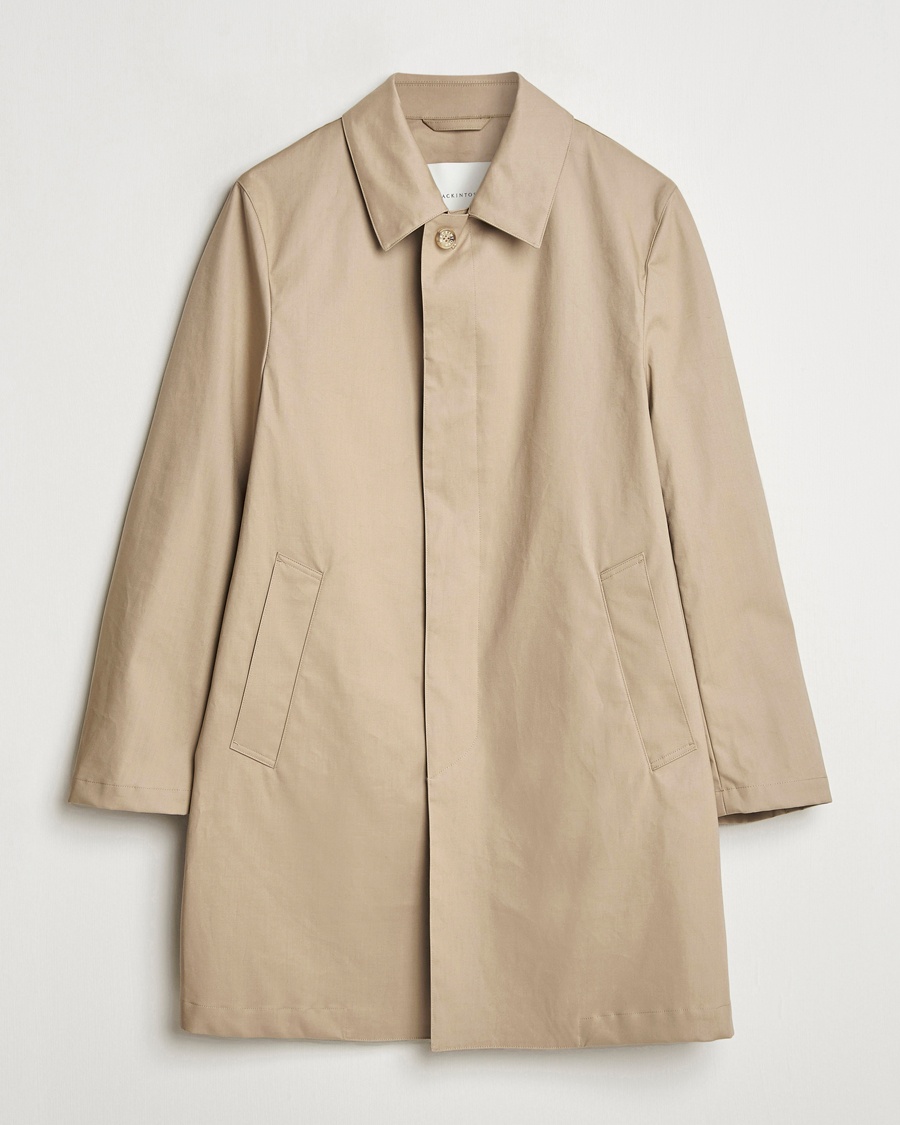 Heren | Business & Beyond | Mackintosh | Donoon Car Coat Fawn