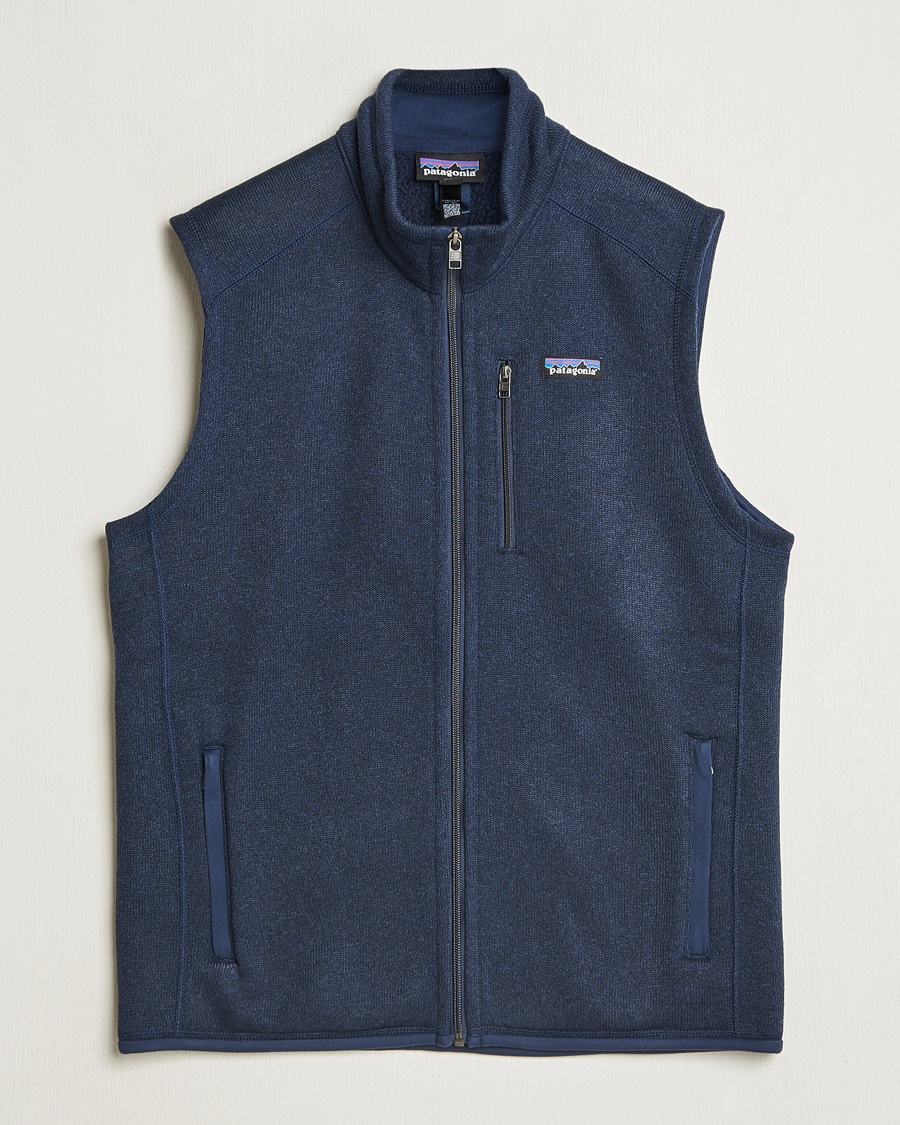 Patagonia Better Sweater Vest New Navy – Blauw