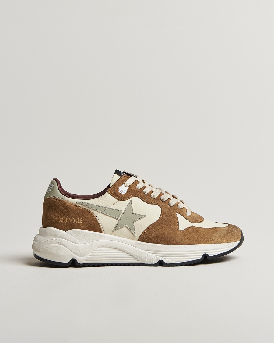 Heren | | Golden Goose | Running Sole Sneakers White/Brown