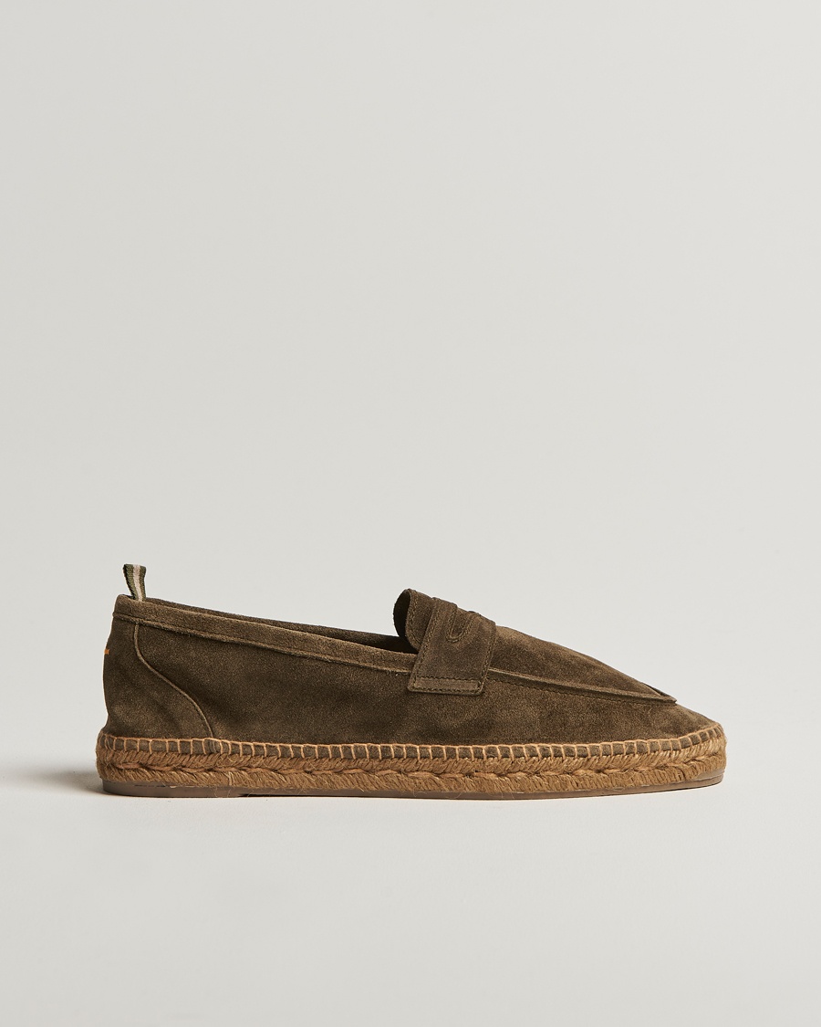 Castañer Nacho Casual Suede Loafers Verde Bosque – Groen