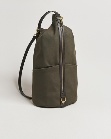 Mismo M/S Carpet Bag Army/Dark Brown – Groen