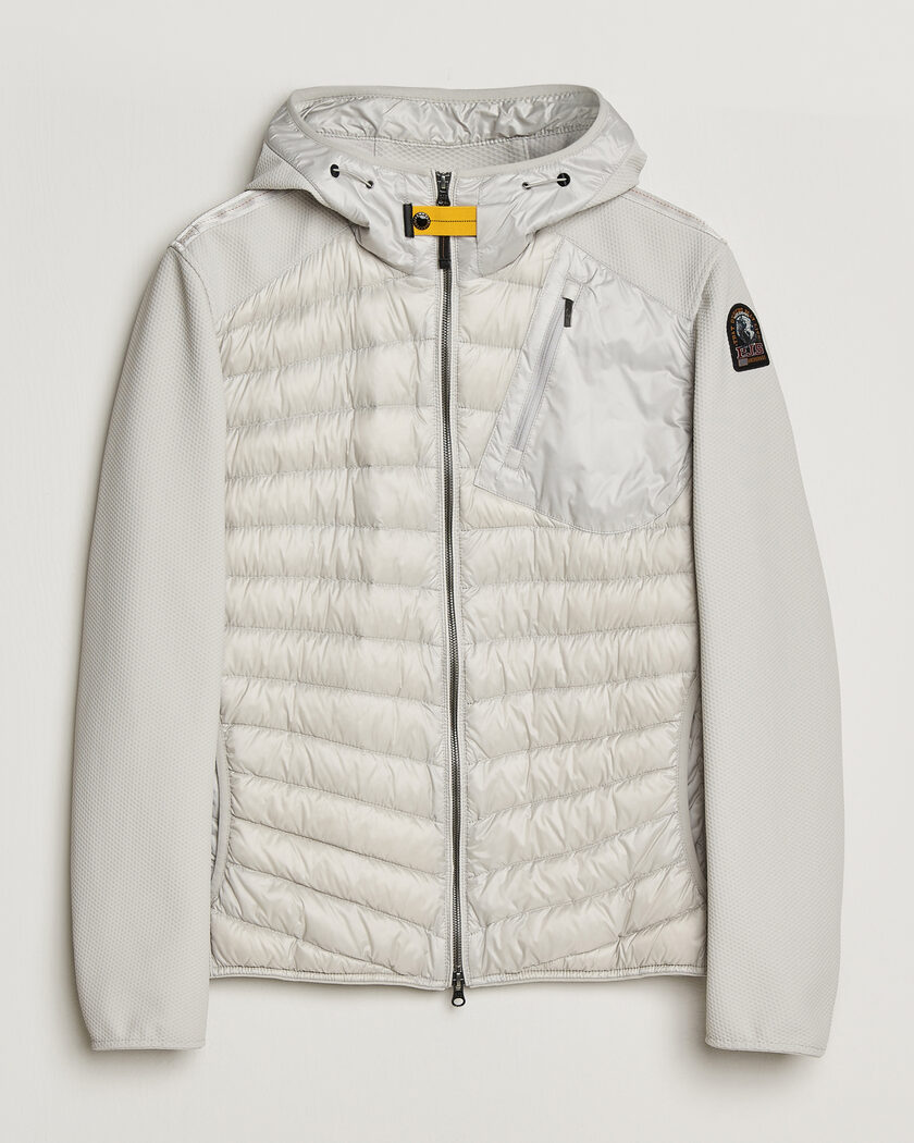Parajumpers Nolan Mesh Hooded Hybrid Ghiaccio – Grijs