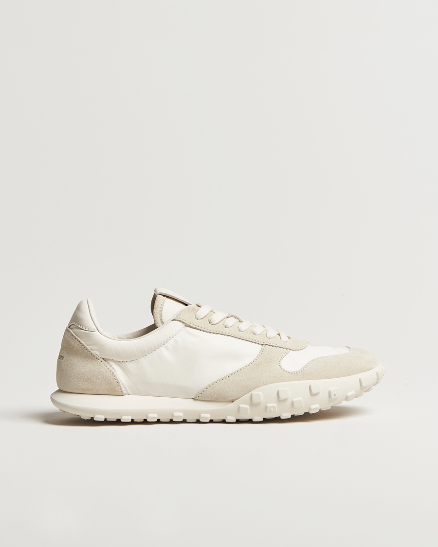 Heren | | Jil Sander | Nylon/Suede Running Sneaker Off White