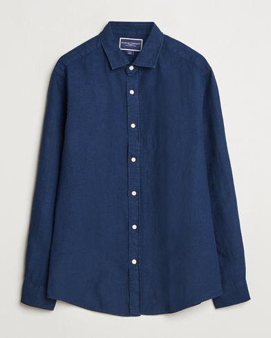 Heren | Charles Tyrwhitt | Charles Tyrwhitt | Pure Linen Slim Fit Shirt Navy