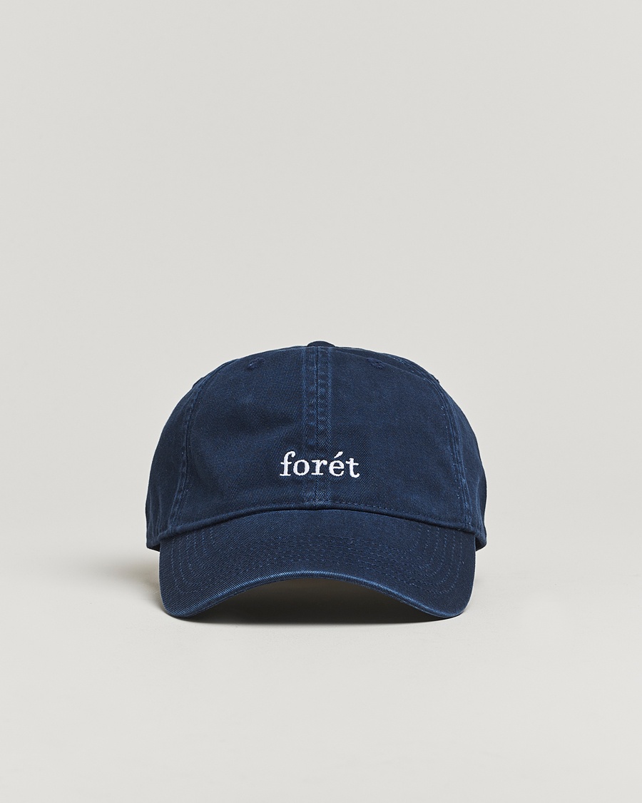 Forét Hawk Washed Cap Navy – Blauw