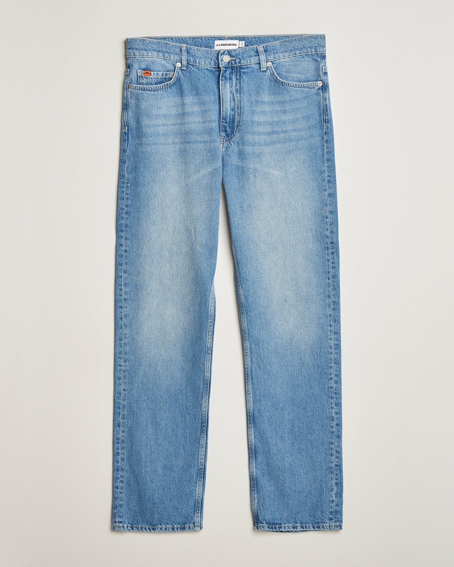 J.Lindeberg Cody Washed Reg Jeans Light Blue – Blauw