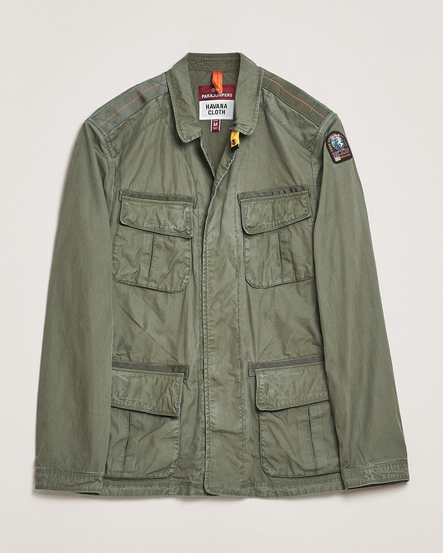 Heren | Shirt jassen | Parajumpers | Oswin Havana Cloth Shirt Jacket Thyme Green
