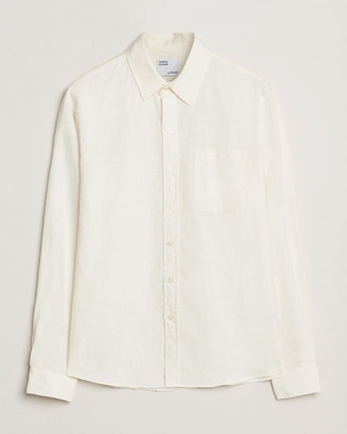Heren | | Colorful Standard | Garment Dyed Linen Shirt Ivory White
