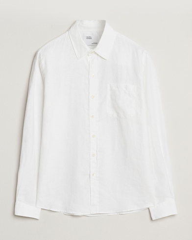 Heren | | Colorful Standard | Garment Dyed Linen Shirt Optical White