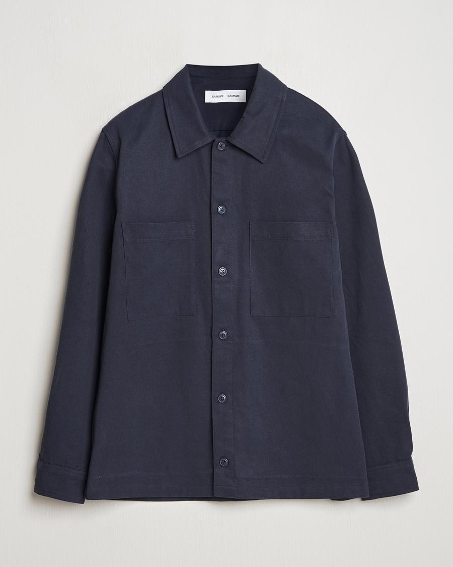 Samsøe Samsøe Sataka Overshirt Salute Blue – Blauw